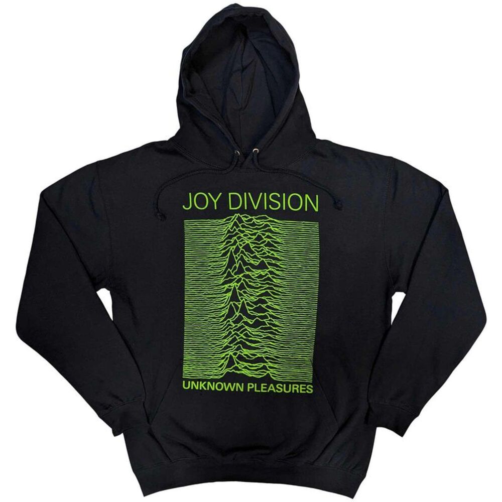 Joy Division Unisex Adult Unknown Pleasures Hoodie / Navy Blue
